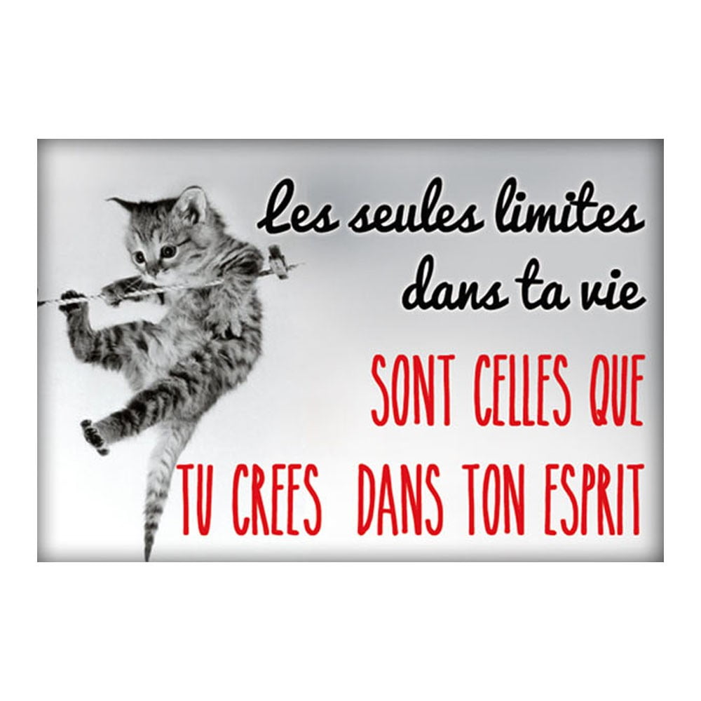 Magnet message Les limites