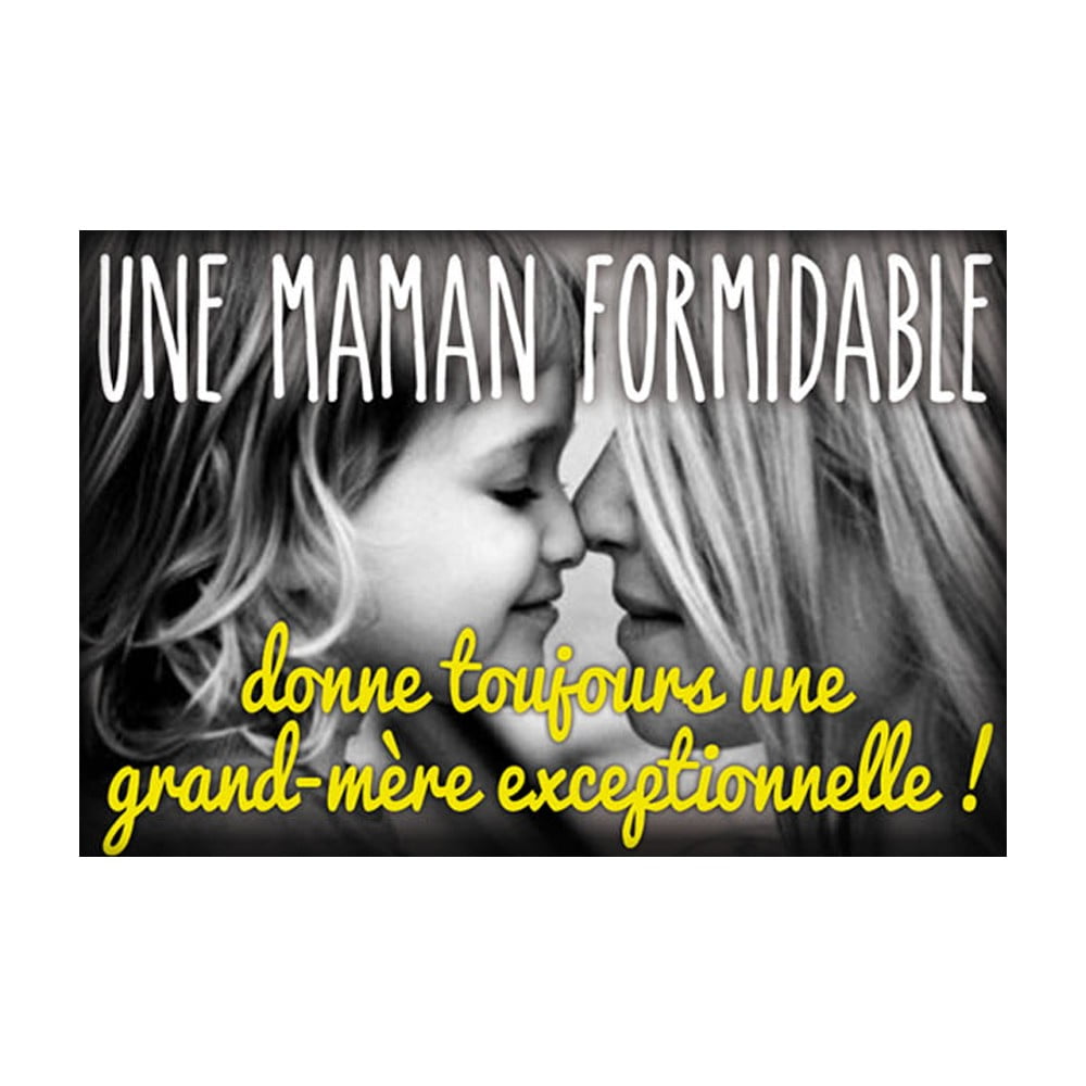 Magnet message Maman formidable
