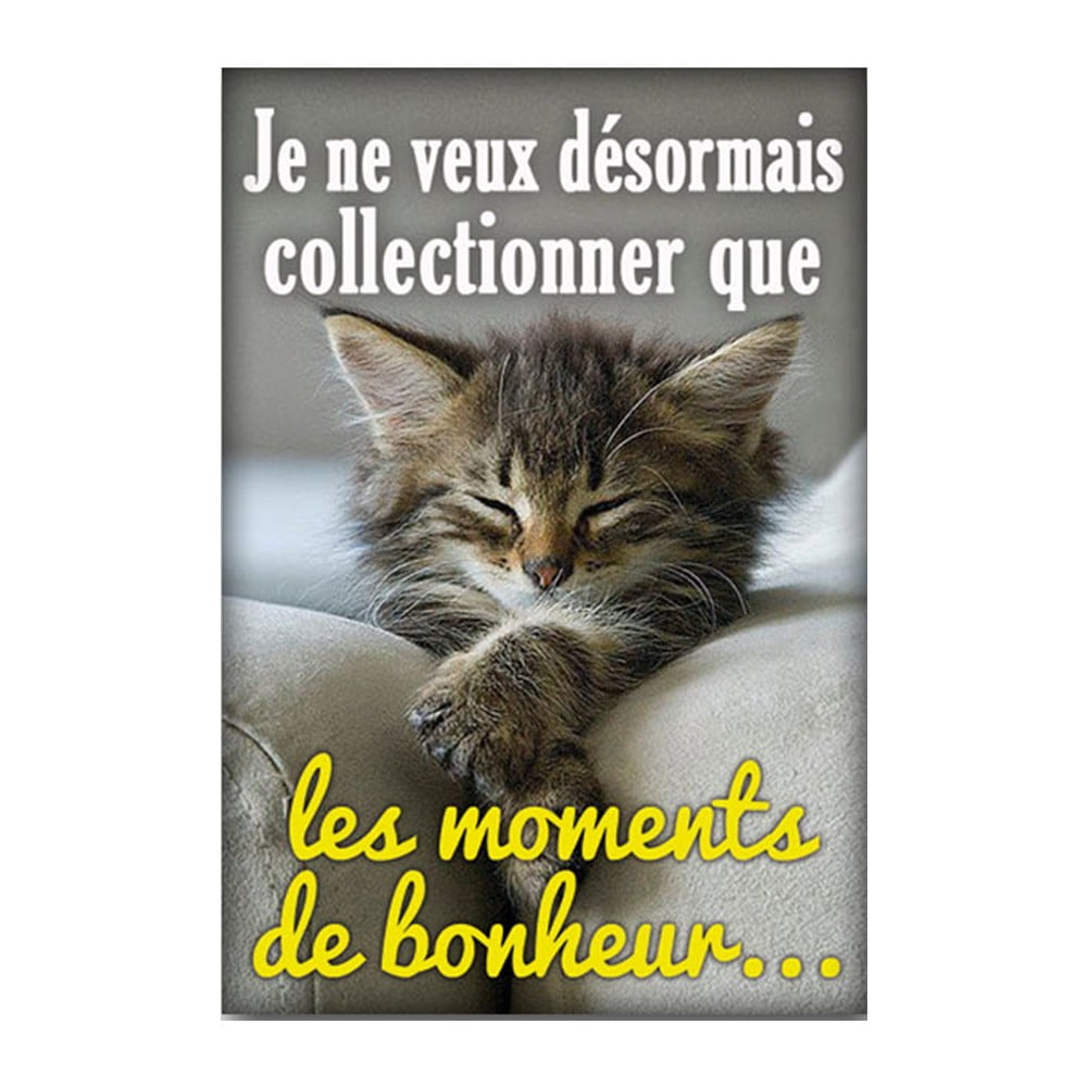 Magnet message Moments de bonheur