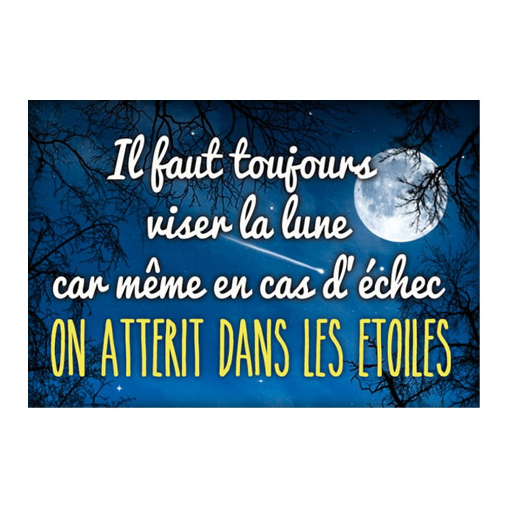 Magnet message Viser la lune