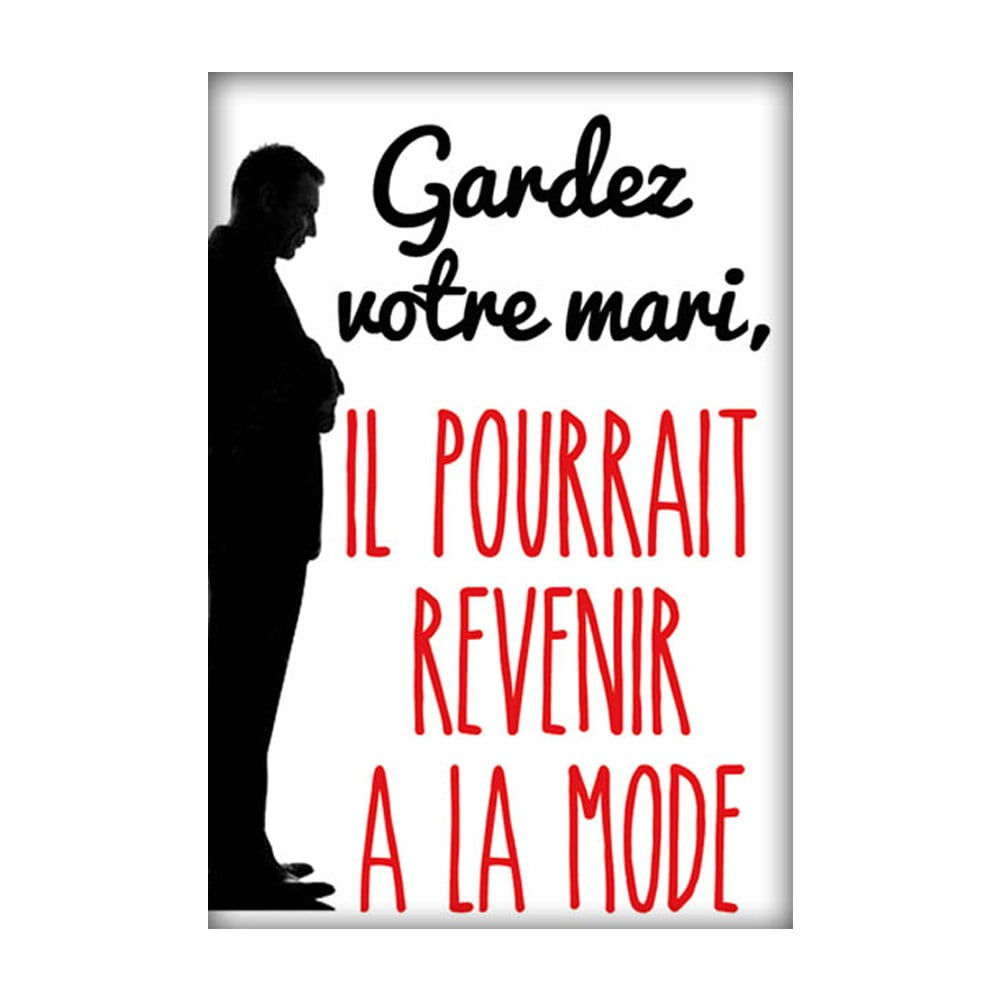 Magnet message Votre mari