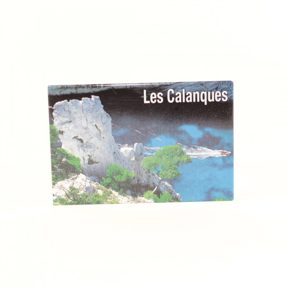 Magnet photo calanques bateau