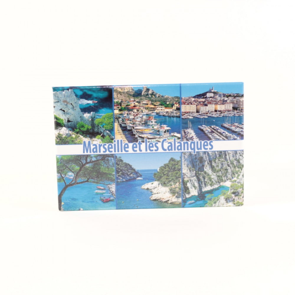 Magnet photo multivues Calanques