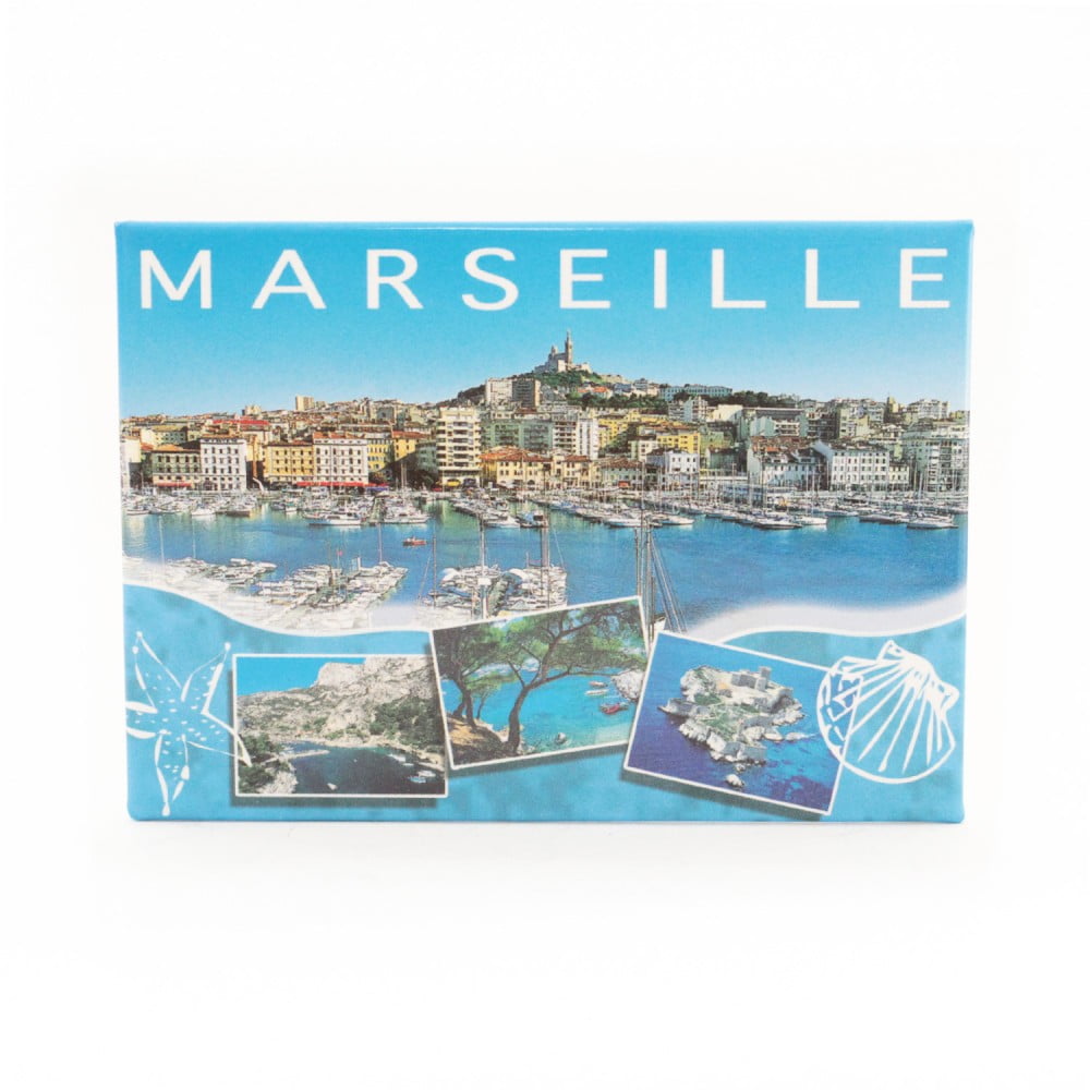 Magnet photo Marseille coquillage GM