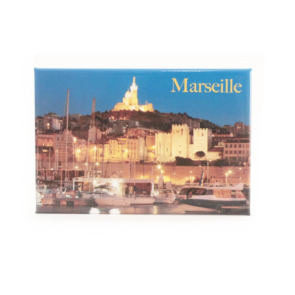 Magnet Photo Marseille Notre Dame de nuit