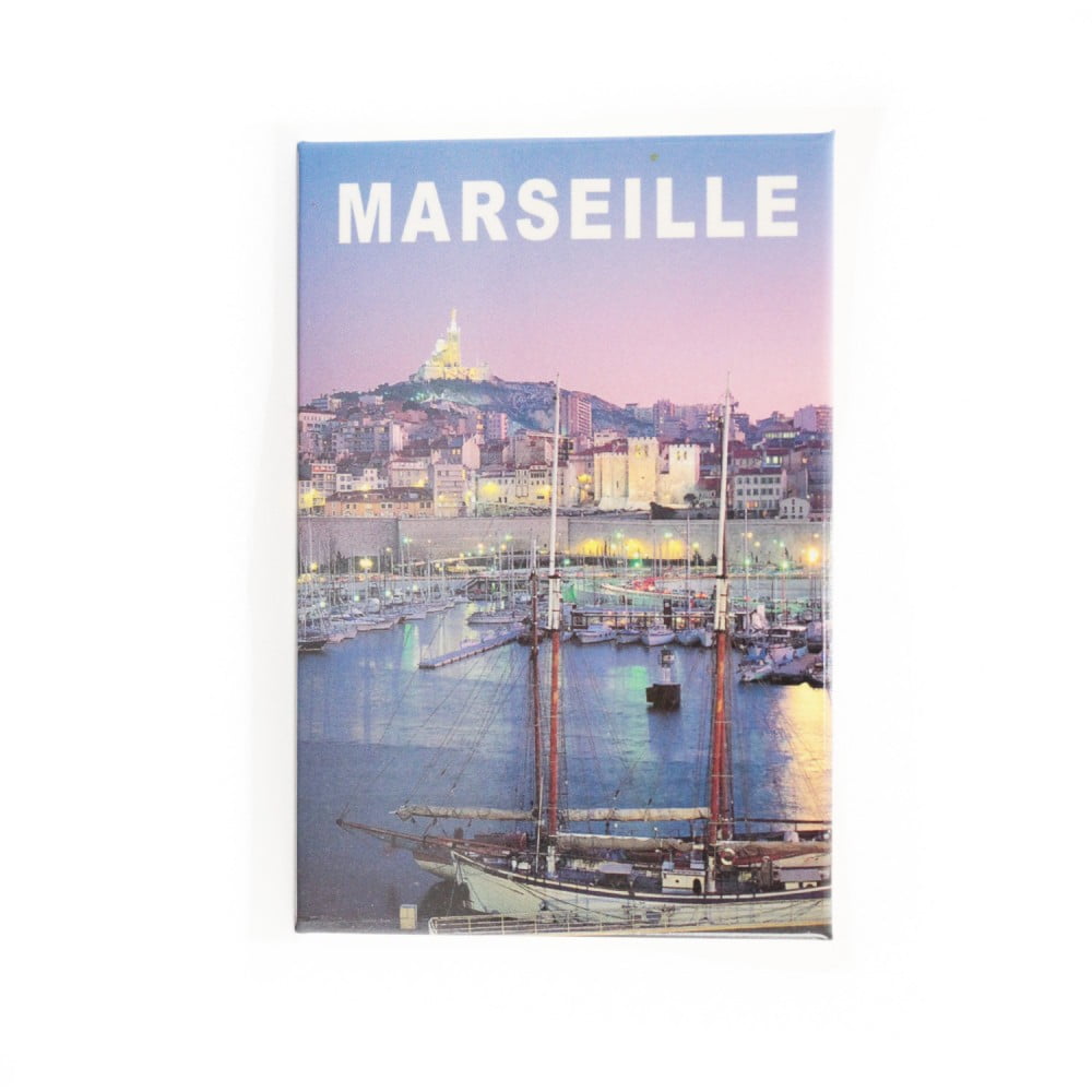 Magnet Photo Marseille nuit vertical