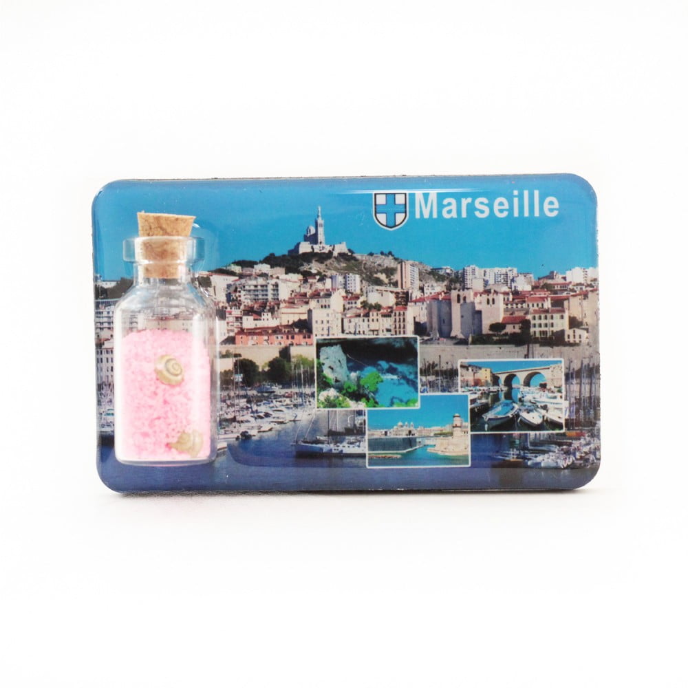 Magnet photo Marseille sable rose