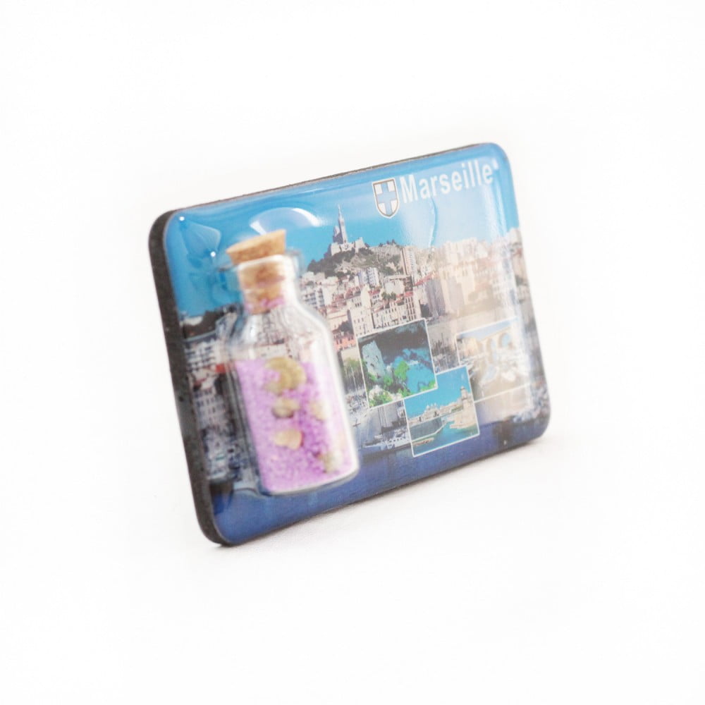 Magnet photo Marseille sable violet