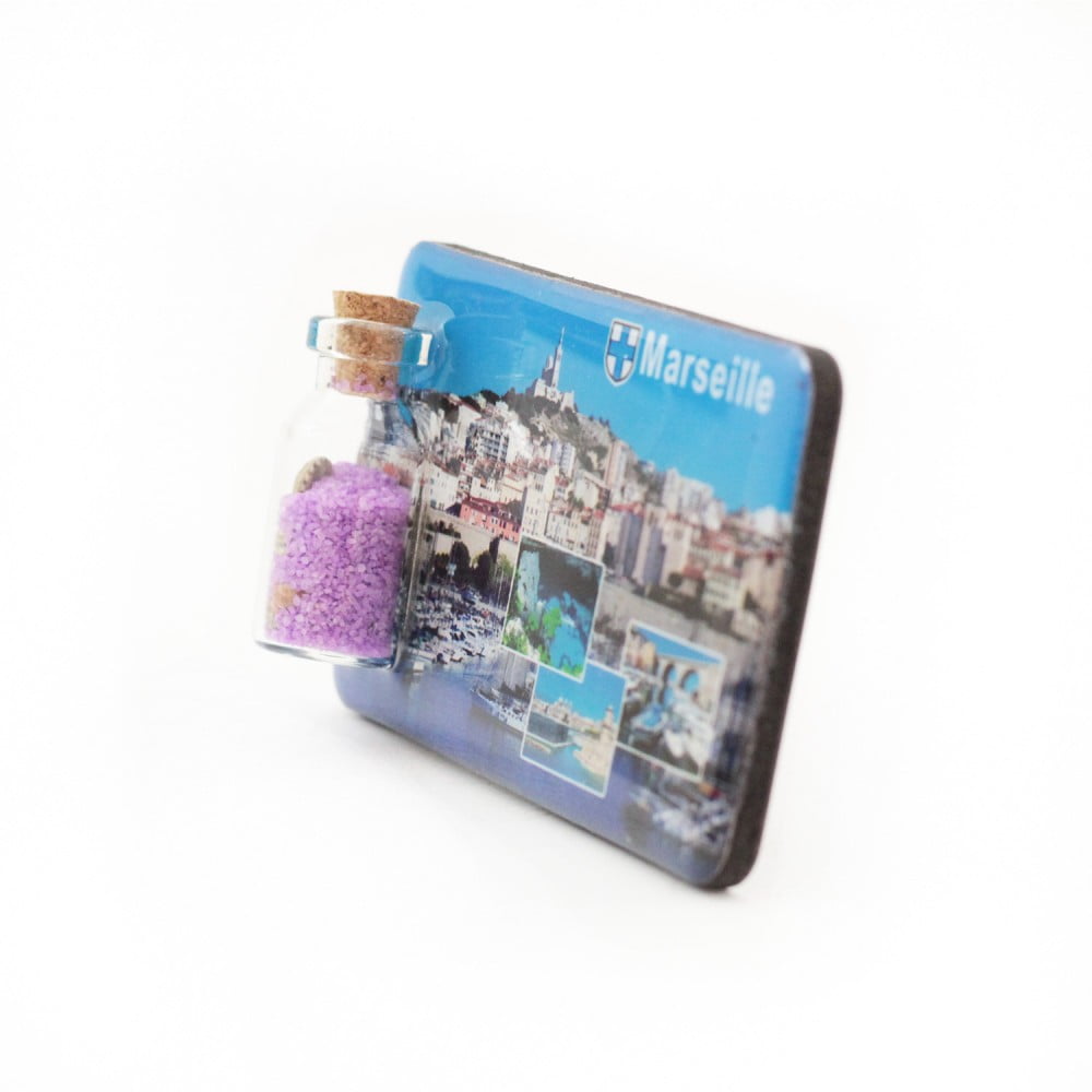Magnet photo Marseille sable violet