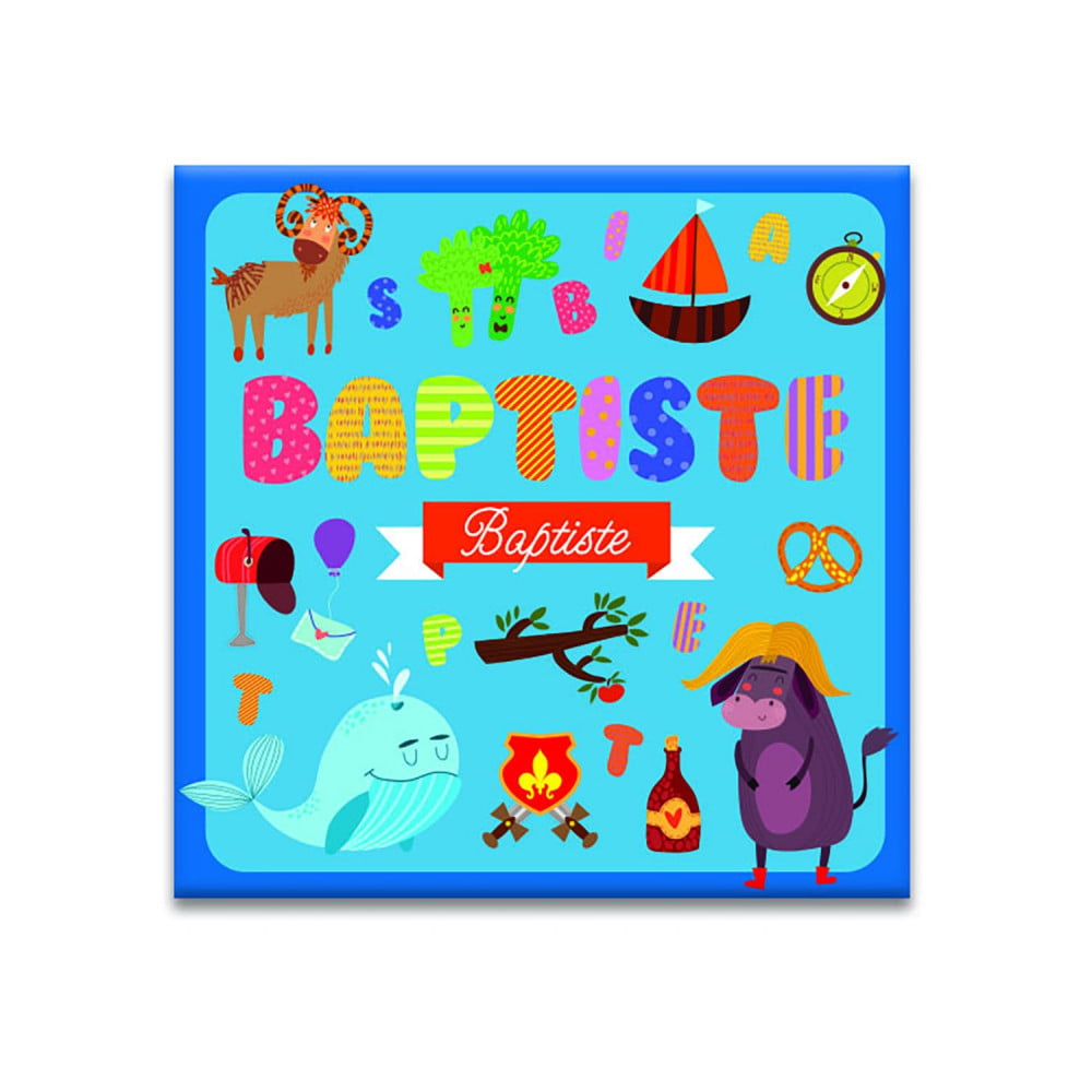 Magnet prénom Baptiste