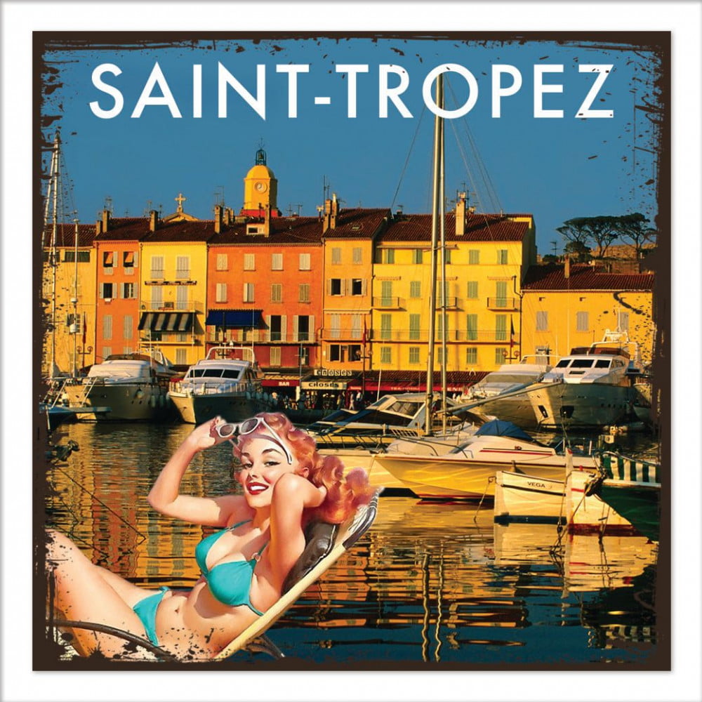 Magnet Saint Tropez Le port nuit