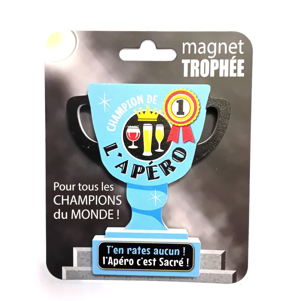 Magnet trophée bois Apéro