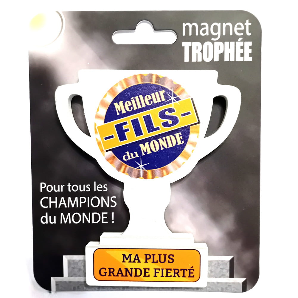 Magnet trophée bois Fils