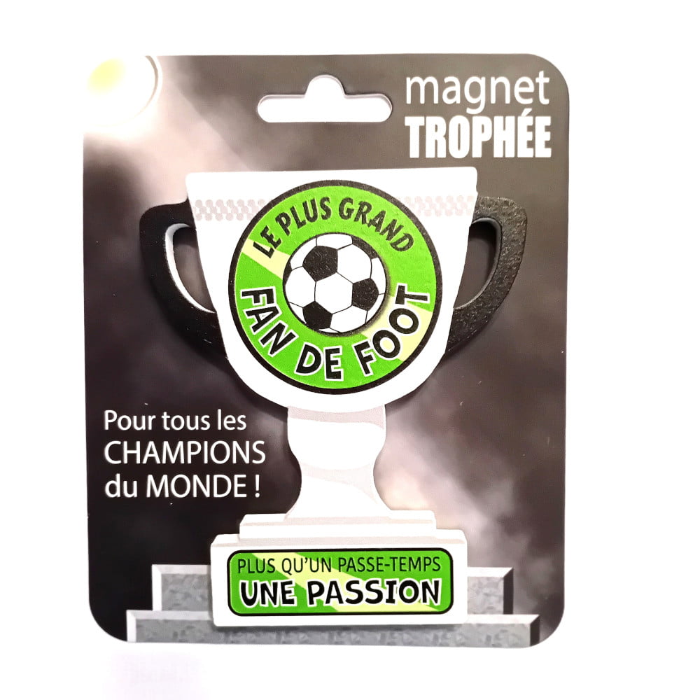 Magnet trophée bois Foot