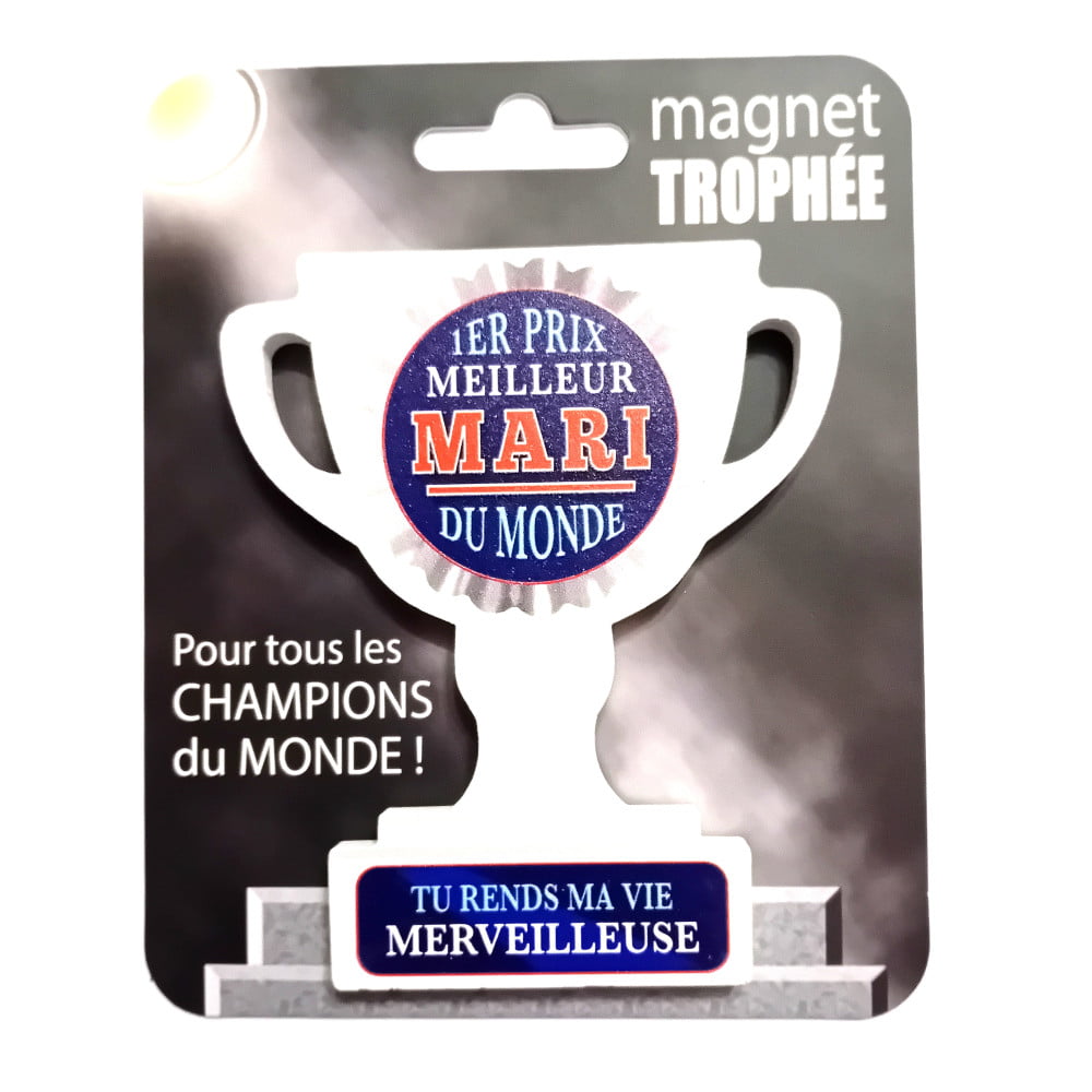 Magnet trophée bois Mari