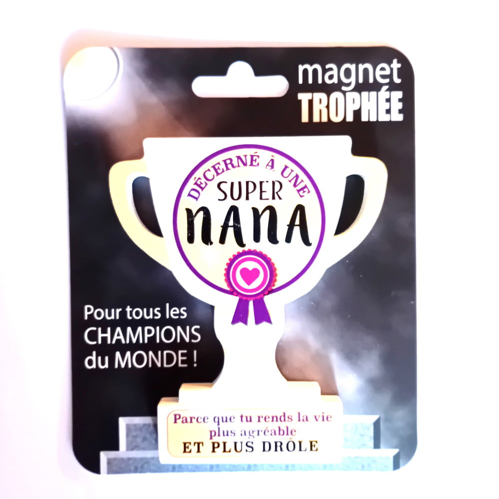 Magnet trophée bois Nana
