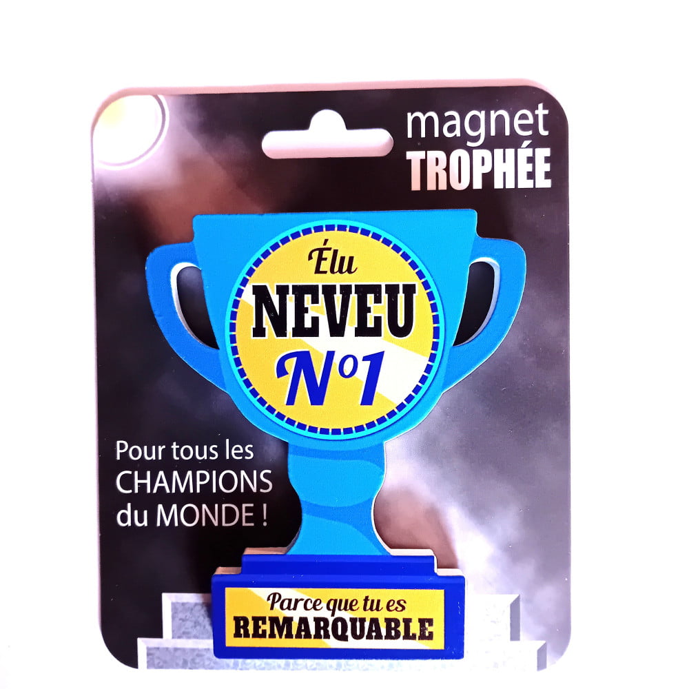 Magnet trophée bois Neveu