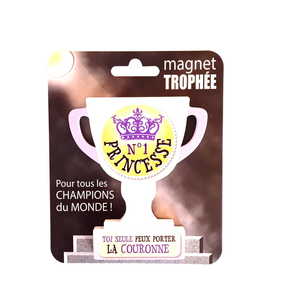 Magnet trophée bois Princesse