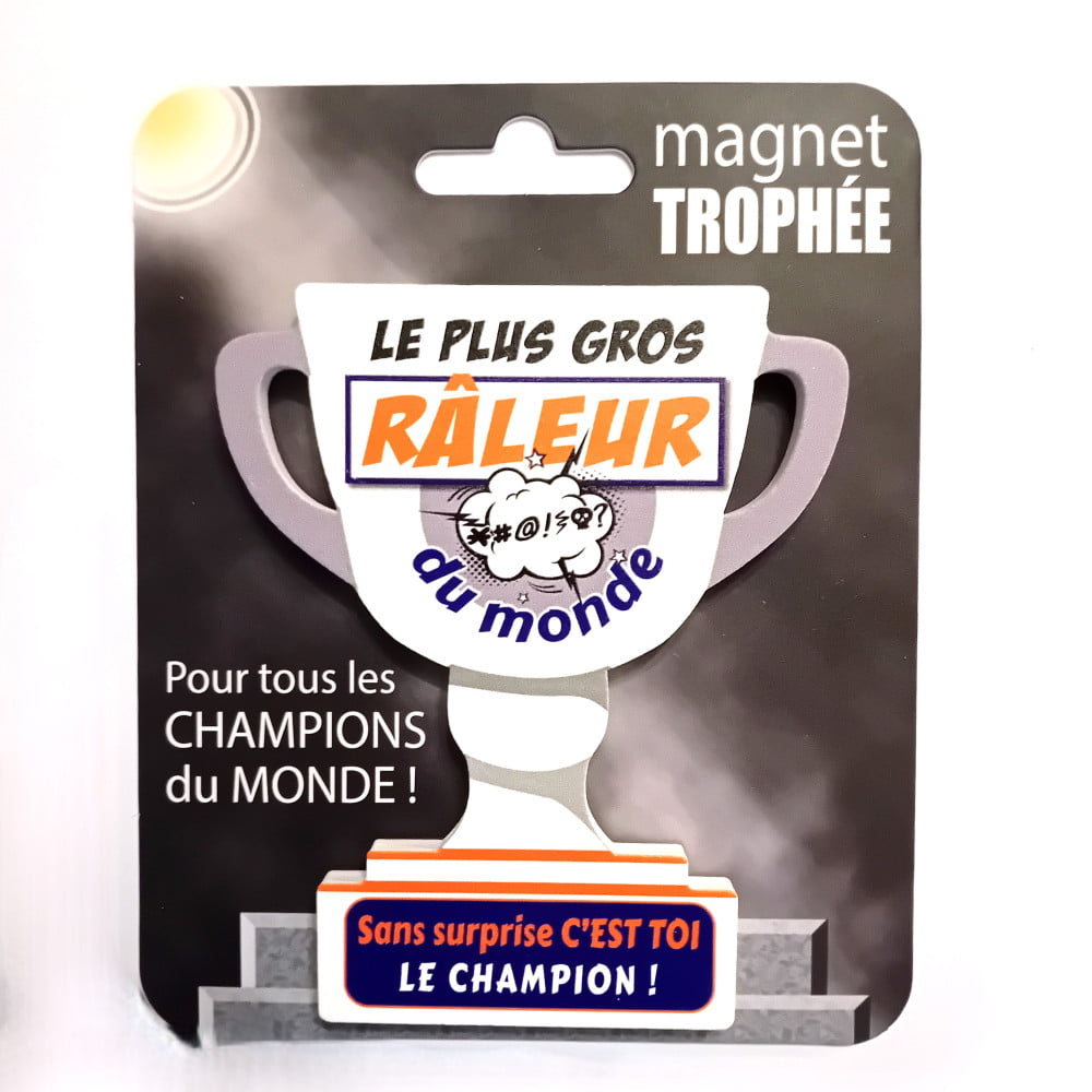 Magnet trophée bois Râleur