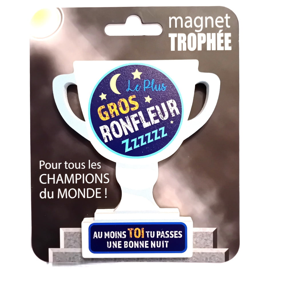 Magnet trophée bois Ronfleur