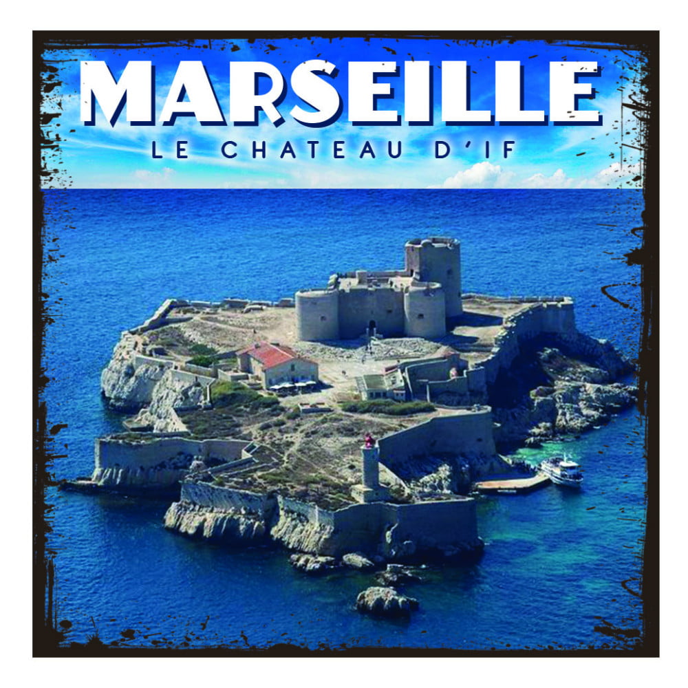Magnet vintage Marseille Le Chateau d'If