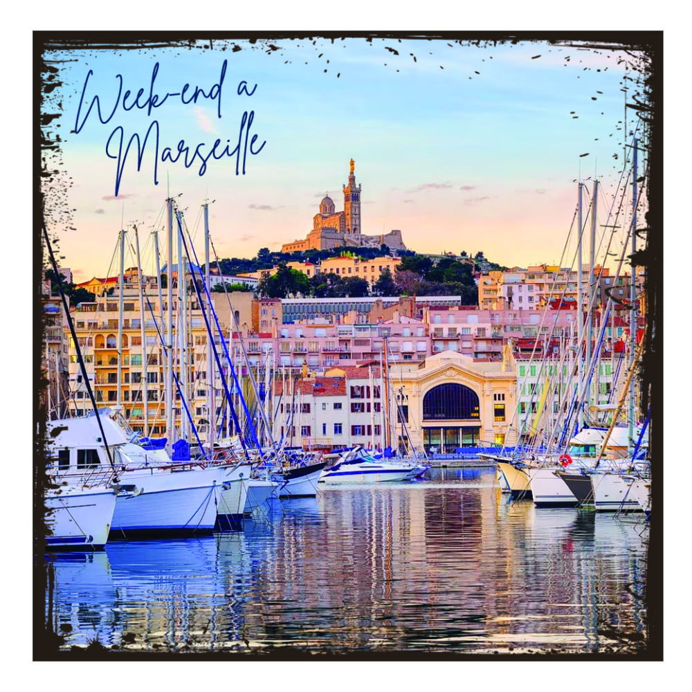 Magnet vintage Marseille Week-end à Marseille