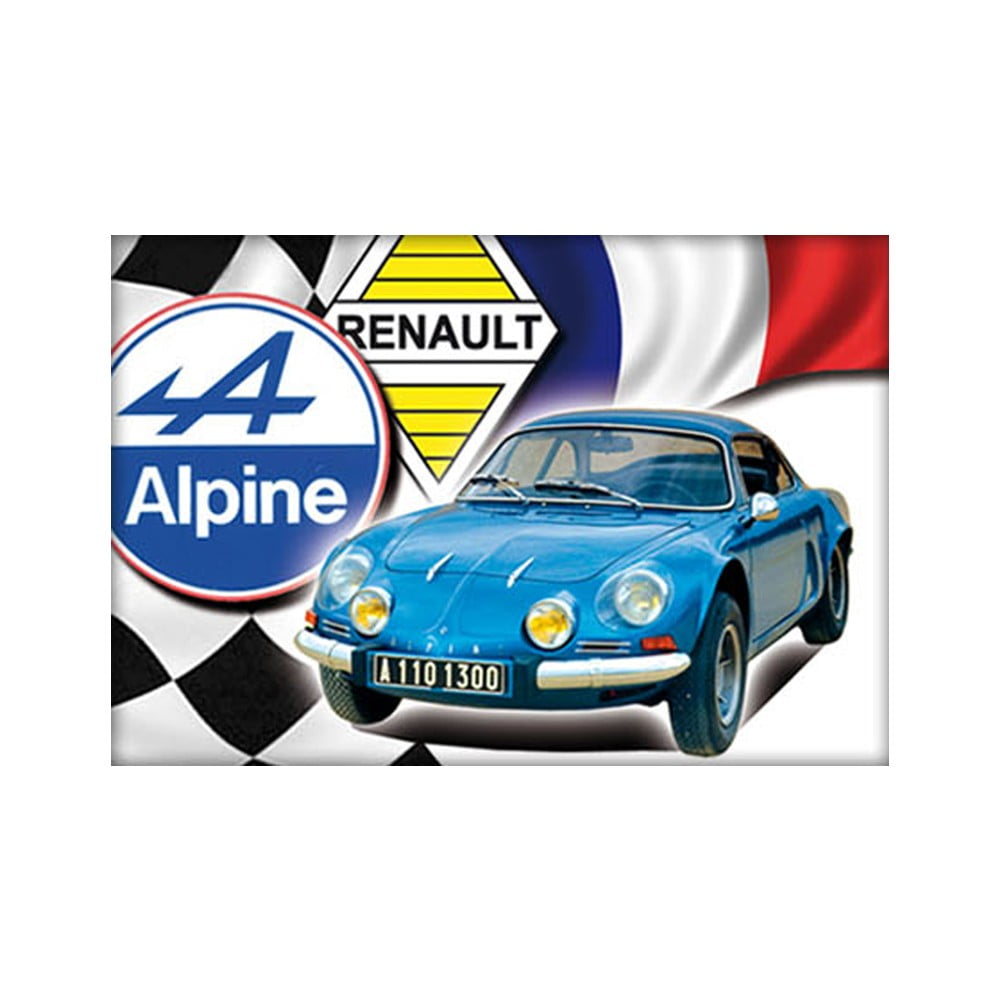 Magnet vintage Alpine Renault