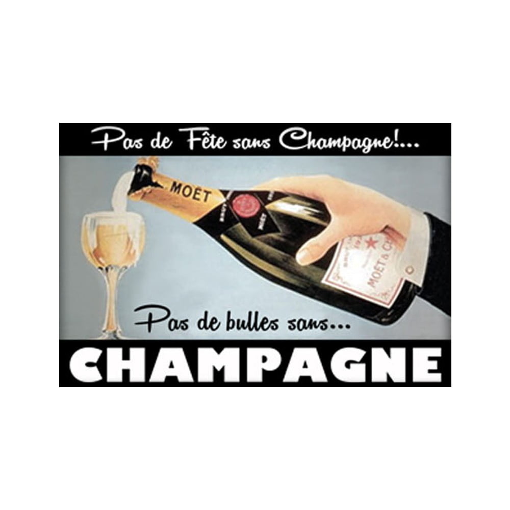 Magnet vintage Champagne