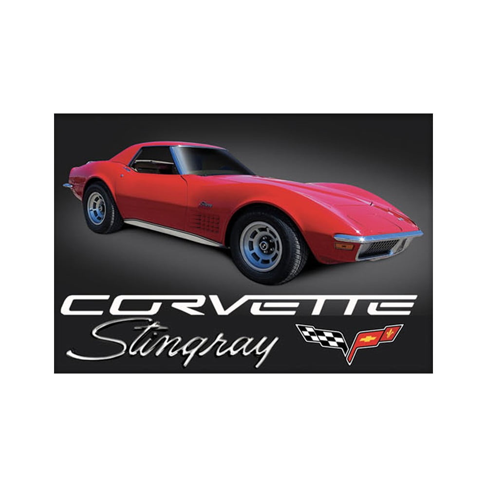 Magnet vintage Corvette Stingray