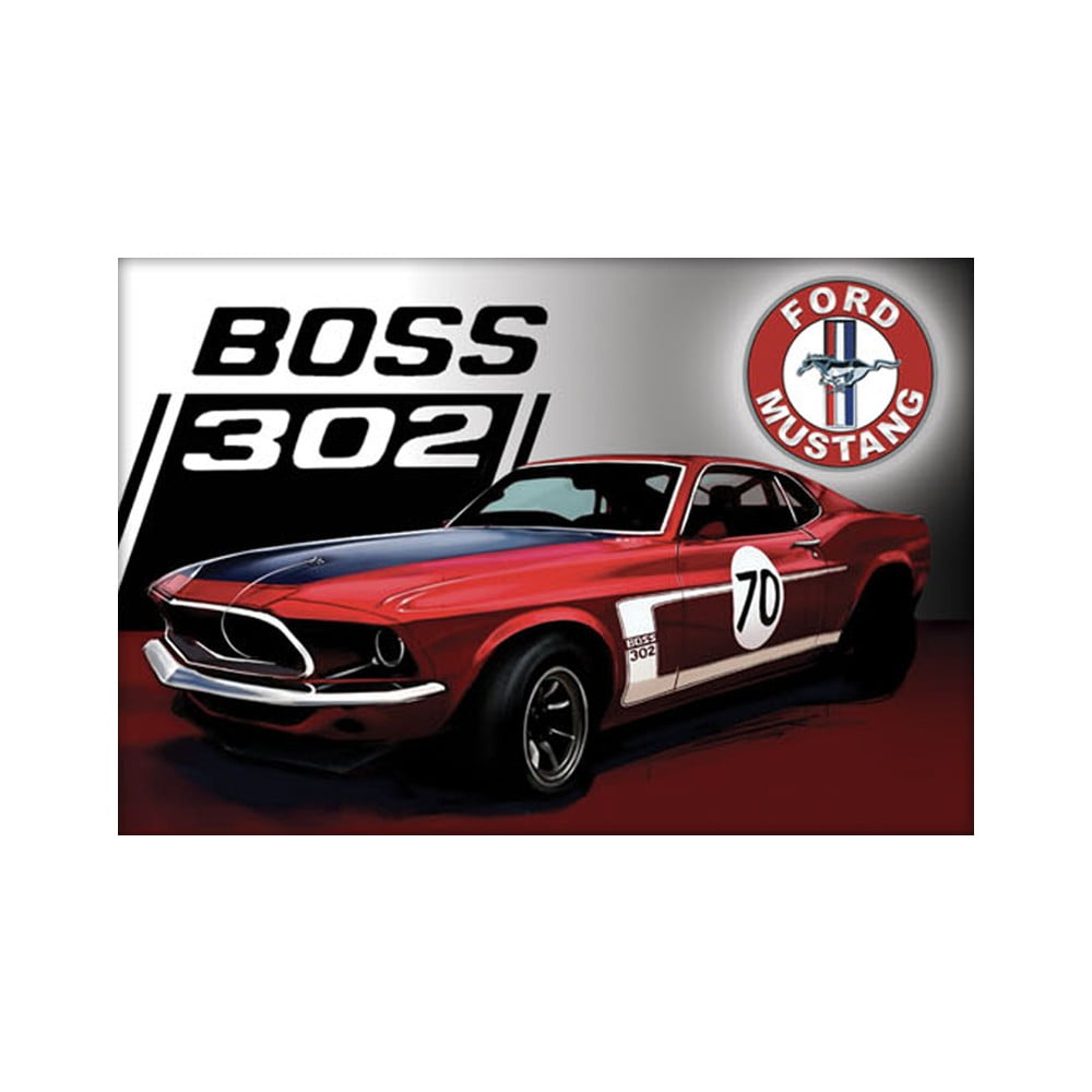 Magnet vintage Ford Mustang Boss 302