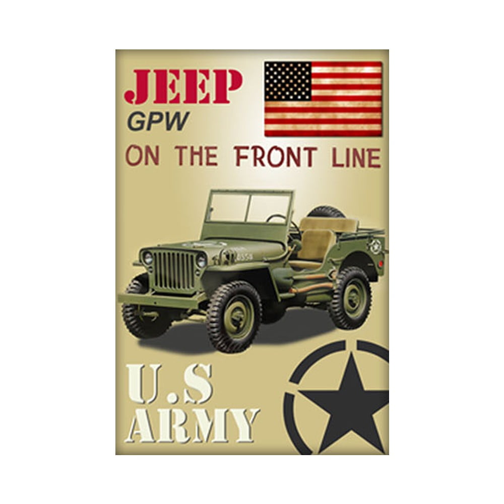 Magnet vintage Jeep