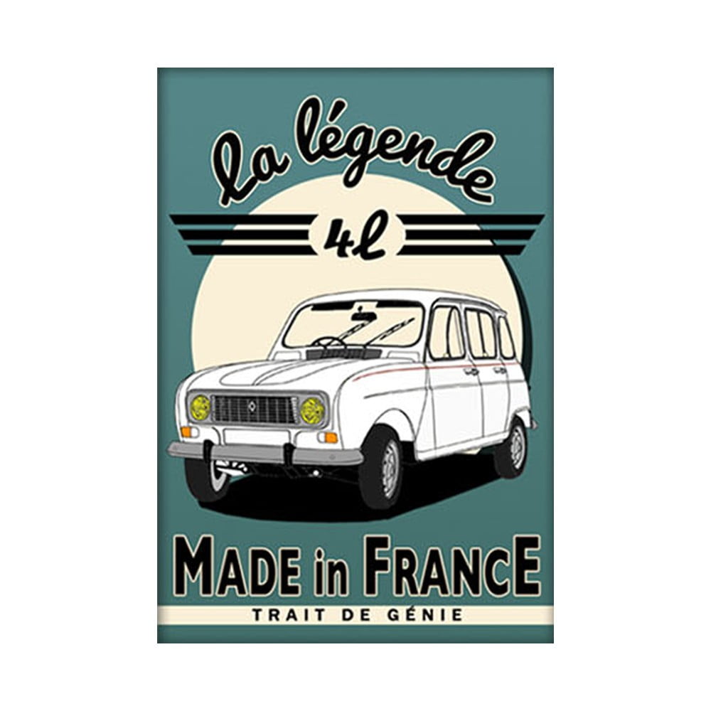 Magnet vintage La légende 4L