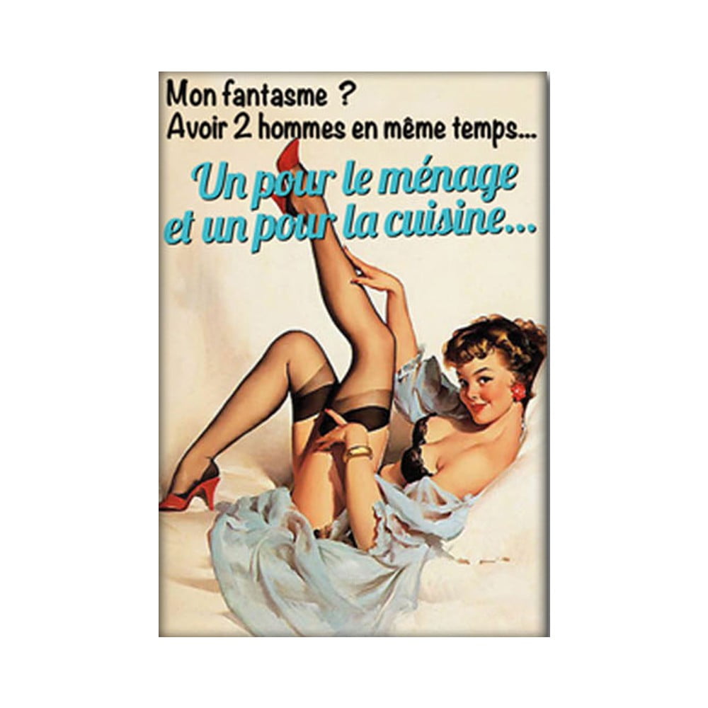 Magnet vintage Mon fantasme