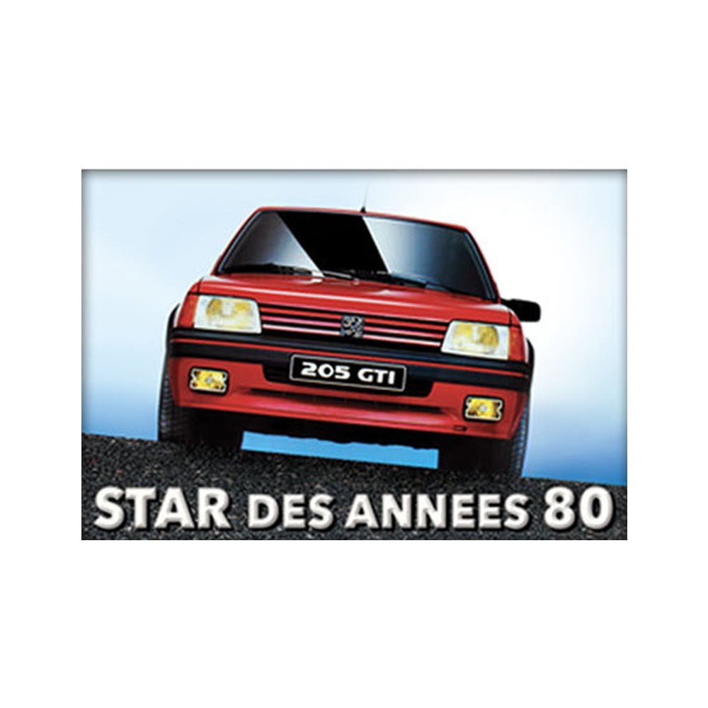 Magnet vintage Peugeot 205