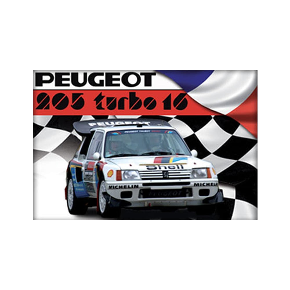 Magnet vintage Peugeot 205 turbo