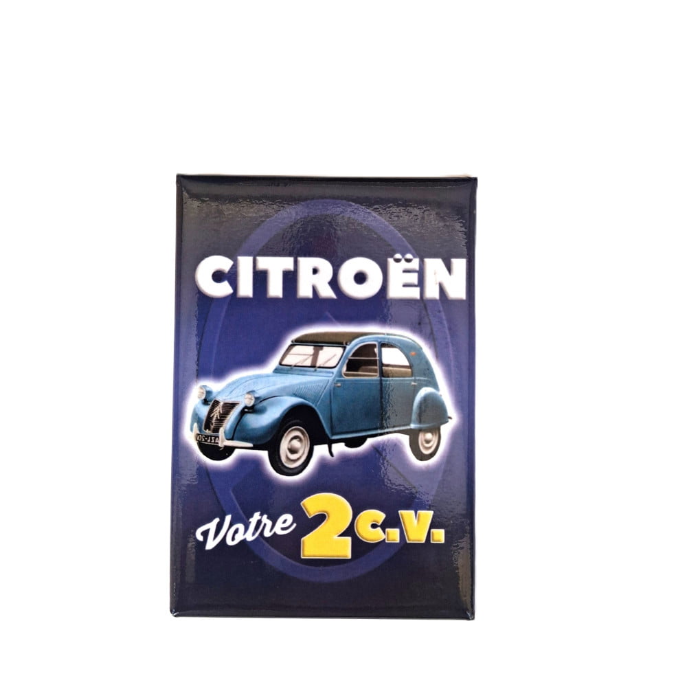 Magnet vintage « Votre 2 CV Citroën »