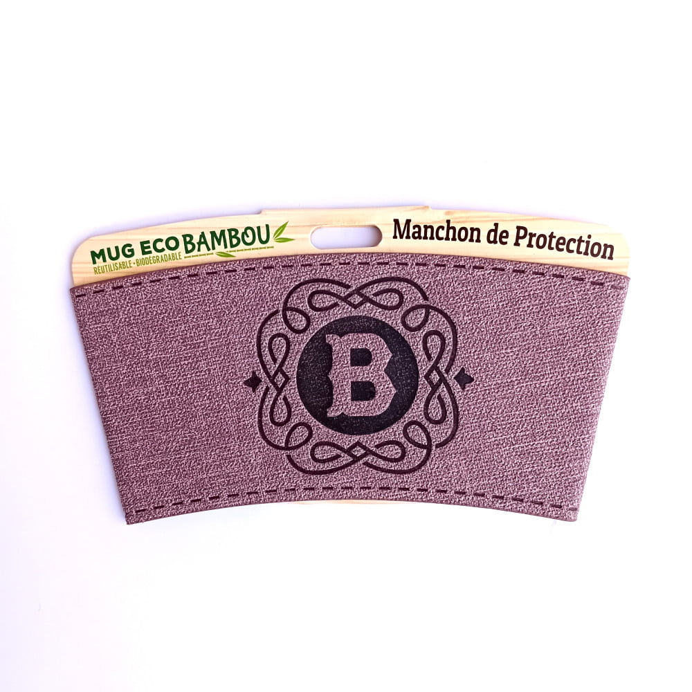 Manchon personnalisé avec lettre B