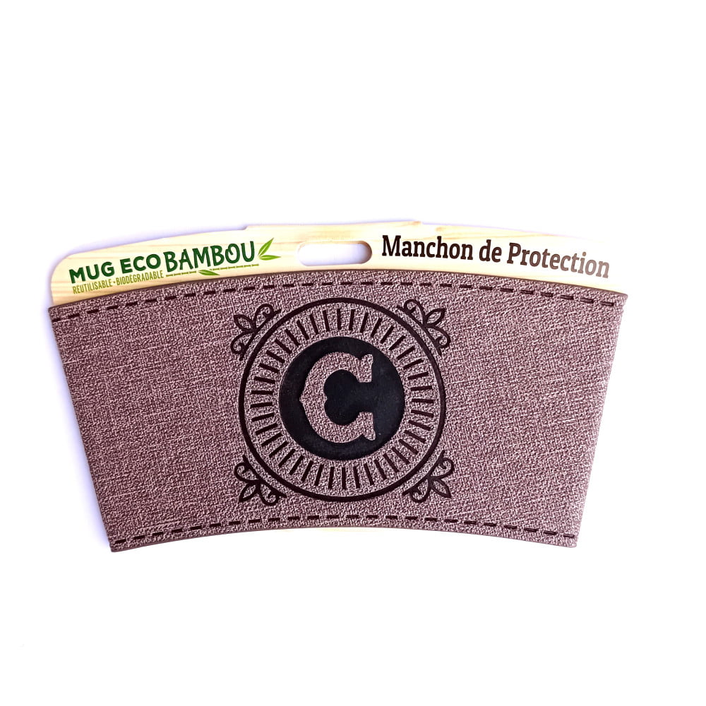 Manchon personnalisé avec lettre C