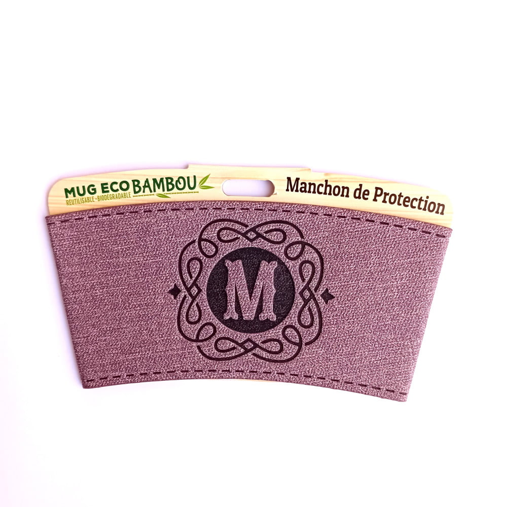 Manchon personnalisé Lettre M 