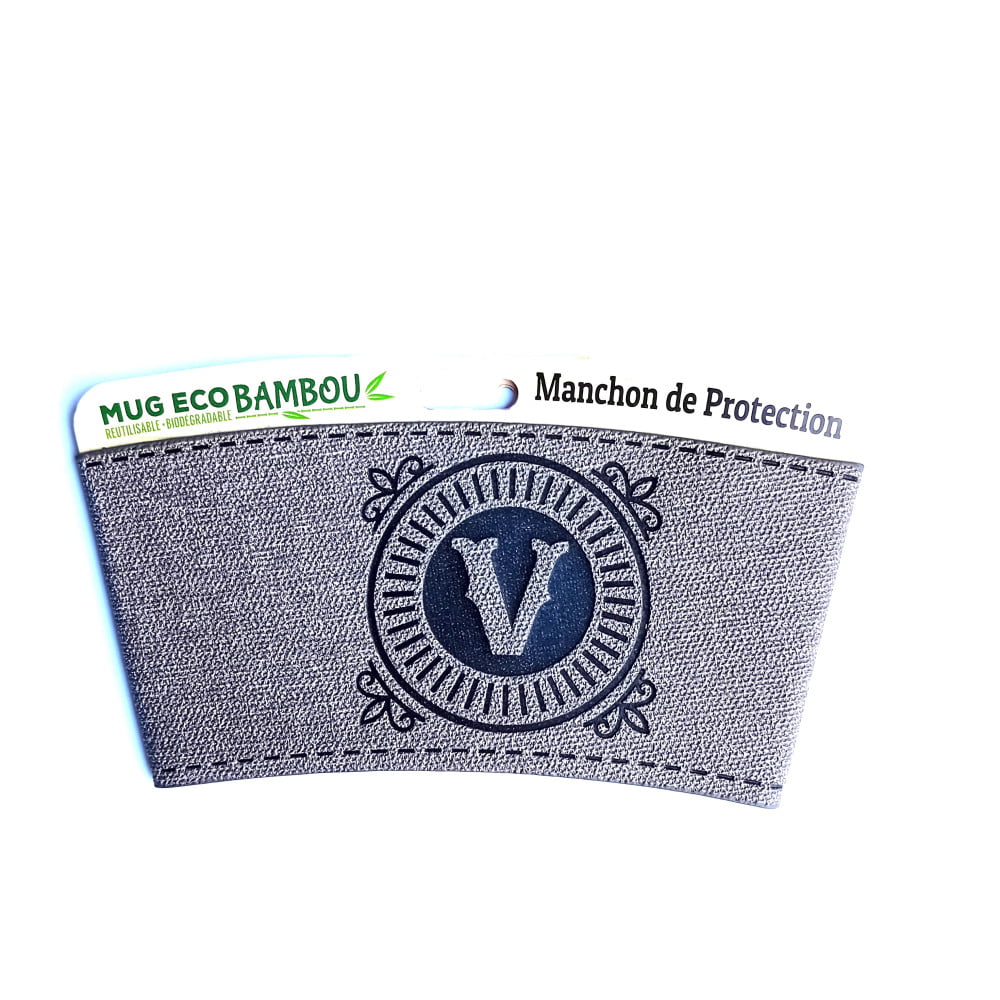 Manchon personnalisé Lettre V 