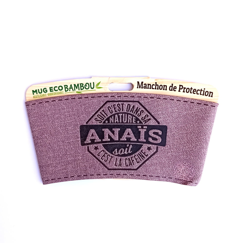 Manchon personnalisé prénom Anaïs