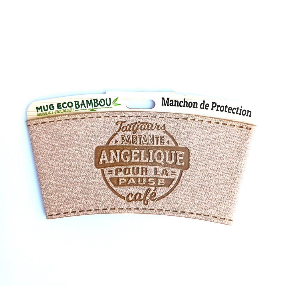 Manchon personnalisé prénom  Angelique