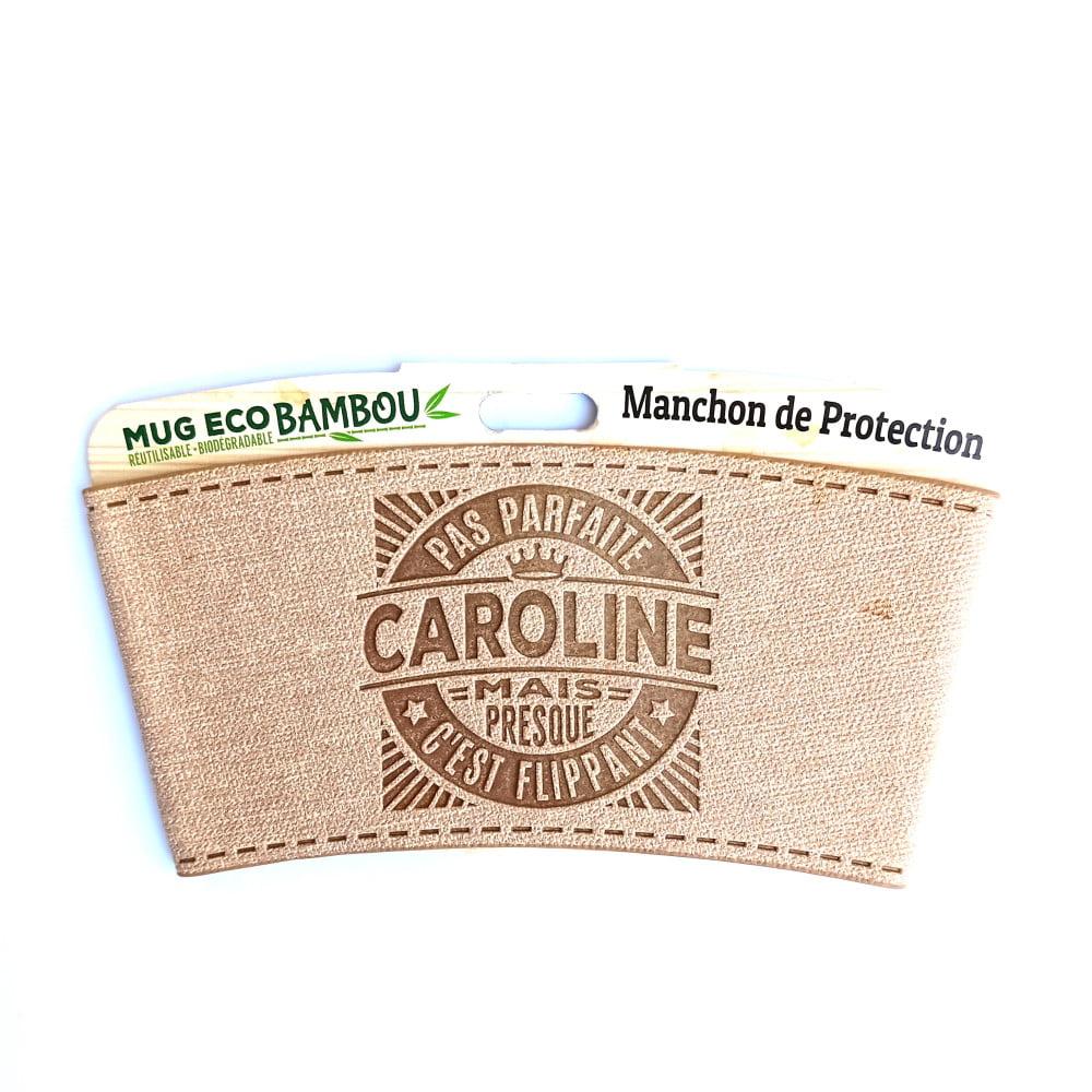 Manchon personnalisé prénom Caroline