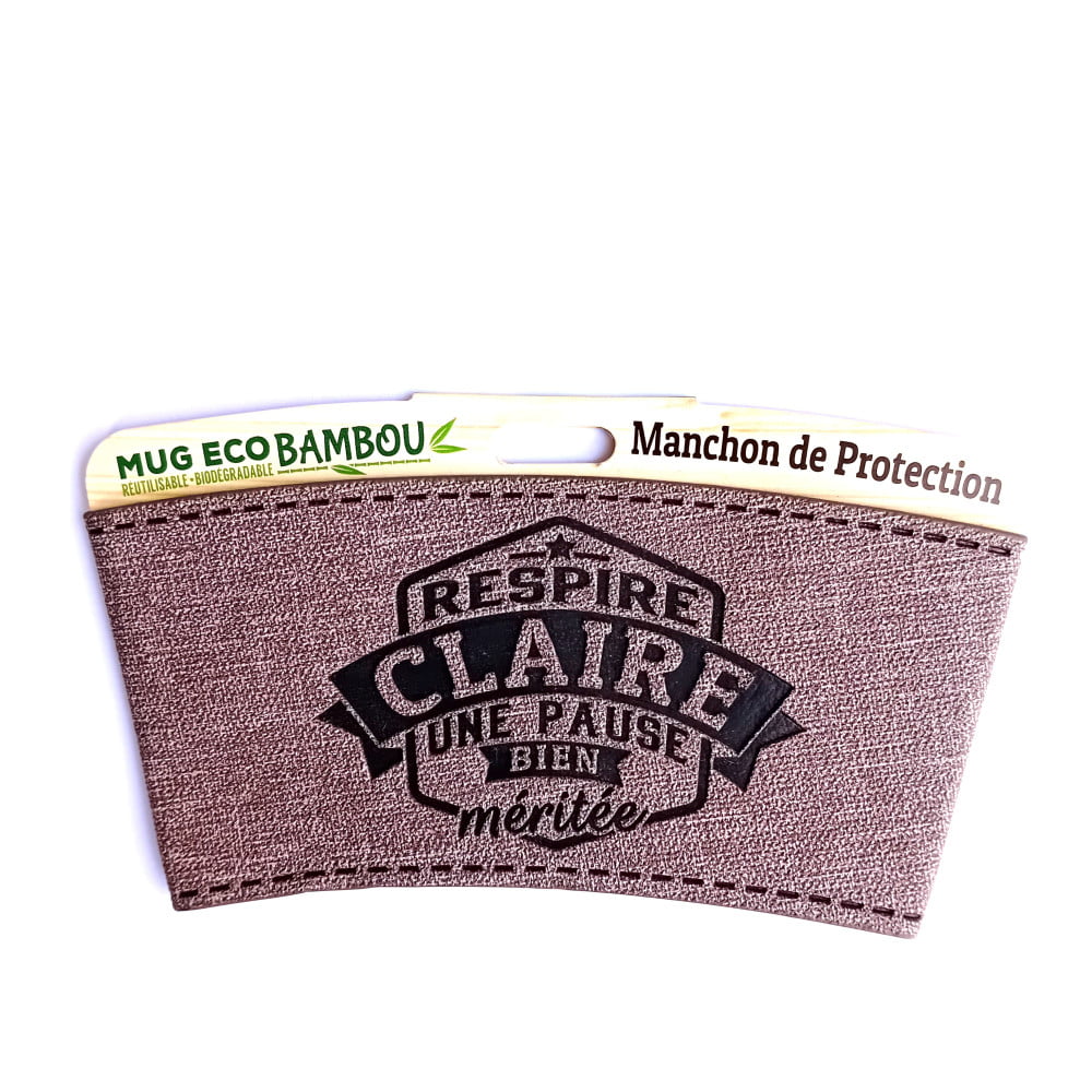 Manchon personnalisé prénom Claire