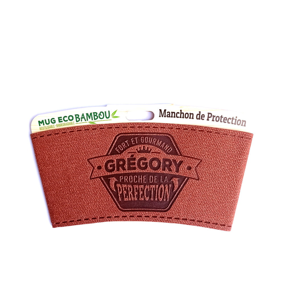 Manchon personnalisé prénom Grégory
