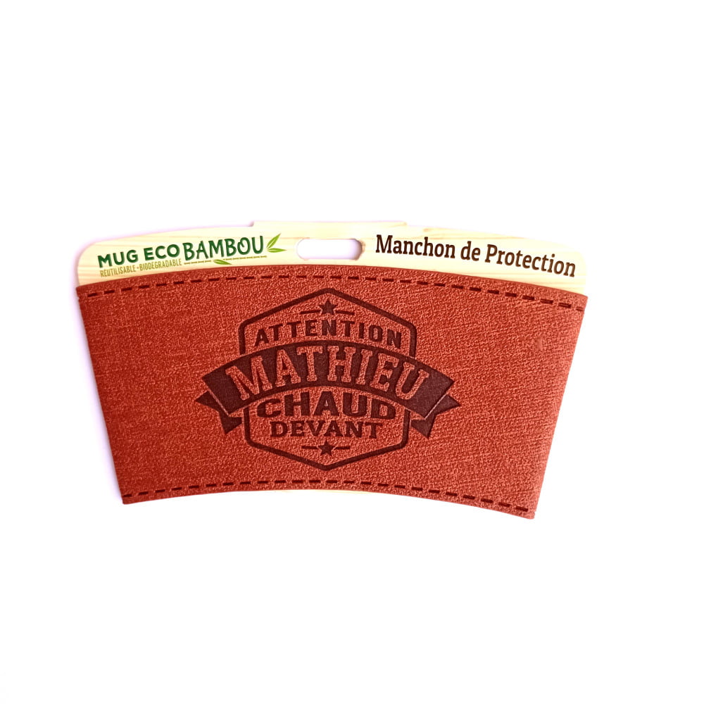Manchon personnalisé prénom Mathieu