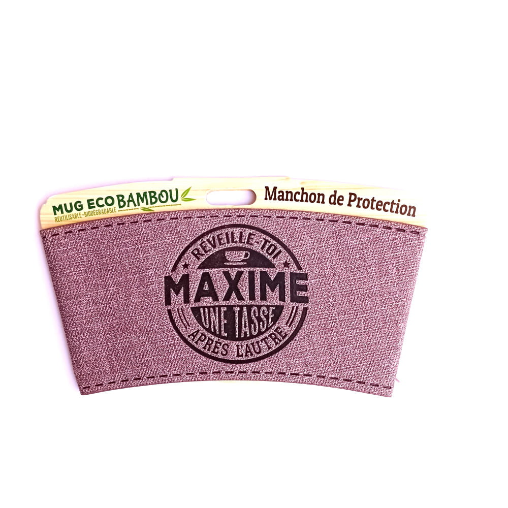 Manchon personnalisé prénom Maxime
