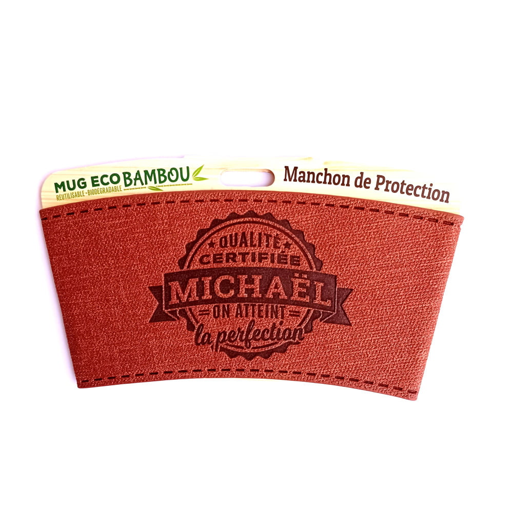 Manchon personnalisé prénom Michaël