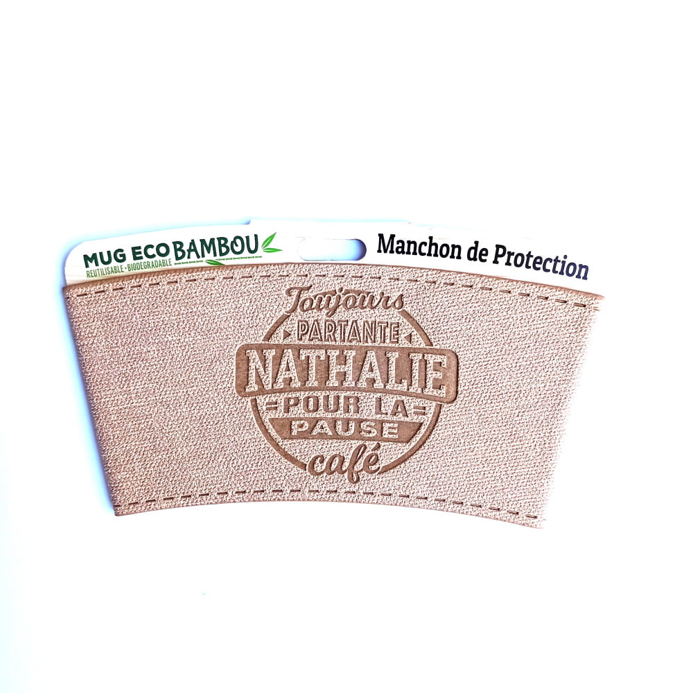 Manchon personnalisé prénom Nathalie