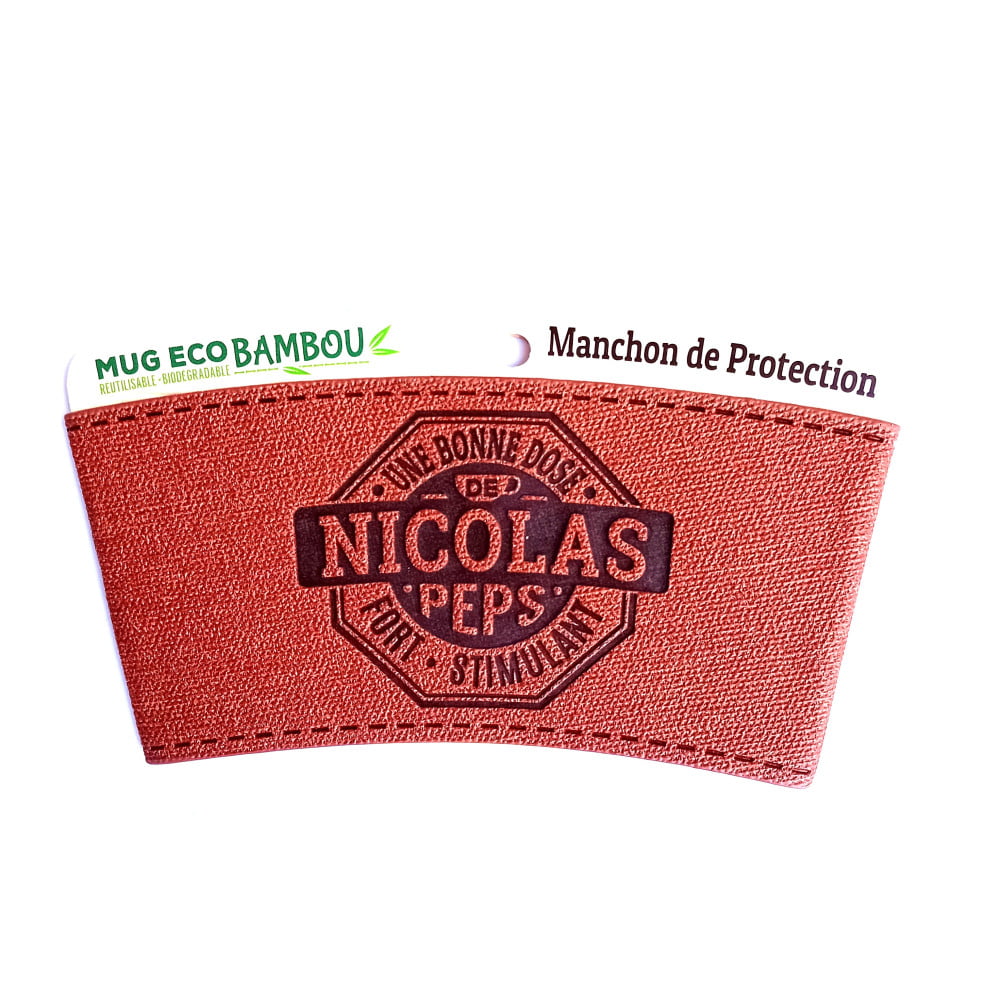Manchon personnalisé prénom Nicolas